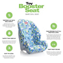 Joovy - Booster Seat & Functional Doll Car Seat, Fits Dolls 12” to 22”, Blue Image 6