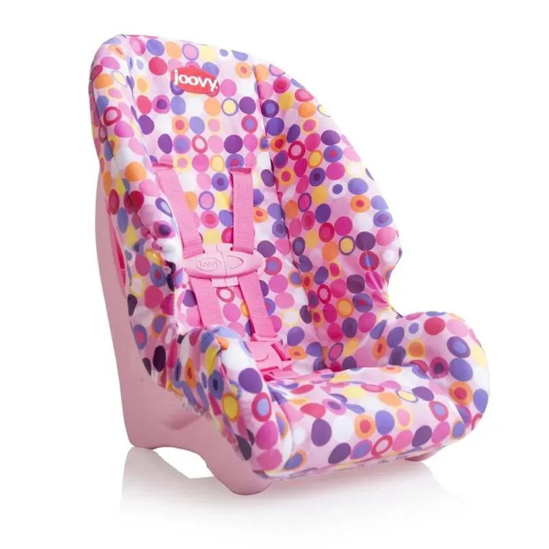 Joovy - Booster Seat & Functional Doll Car Seat, Fits Dolls 12” to 22”, Pink Image 1