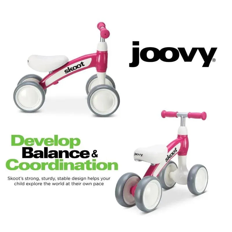 Joovy - Skoot Balance Bike for Children 10m and Up to 45lbs, Pinkcrush Image 2