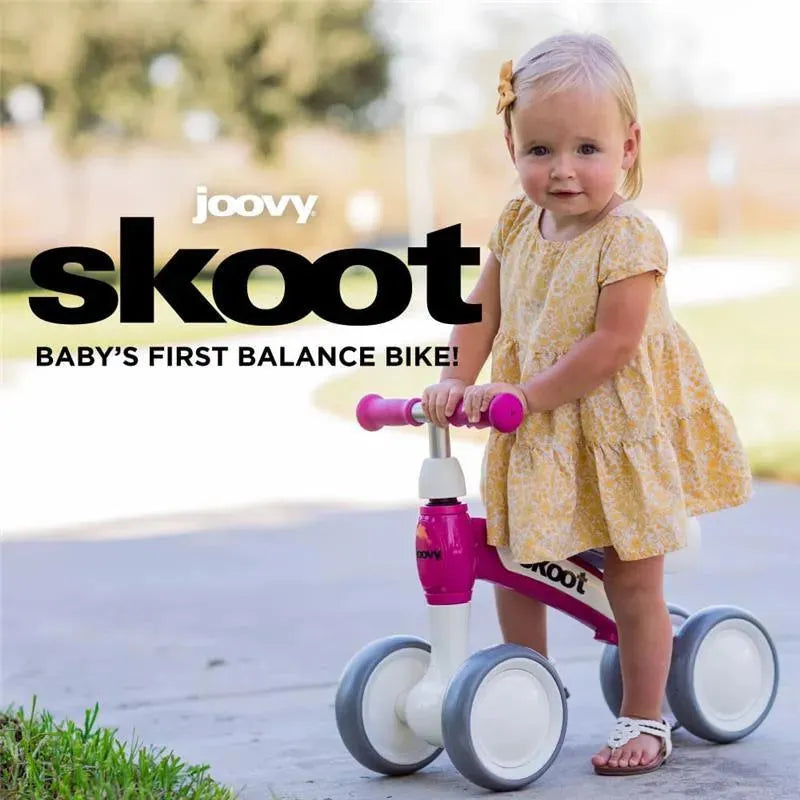 Joovy - Skoot Balance Bike for Children 10m and Up to 45lbs, Pinkcrush Image 6