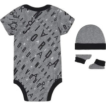 Jordan Baby - 3Pk Boy HBR All Over Print, Grey Image 2