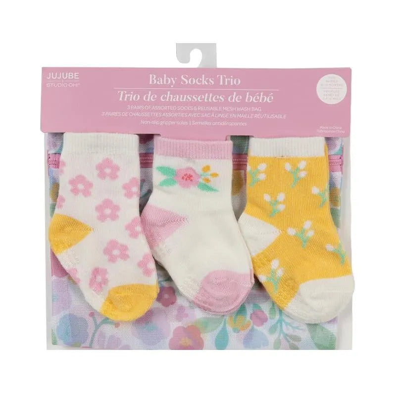 Jujube - Baby Socks Trio, Sweet Daisy Image 1