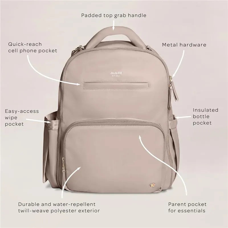 Jujube - Classic Backpack, Taupe Image 3