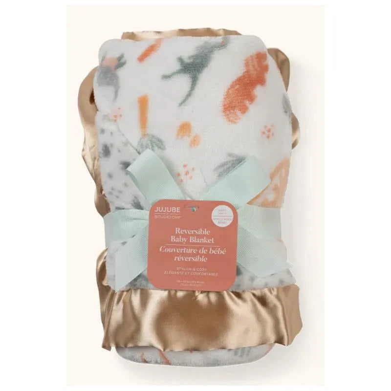 Jujube - Reversible Baby Blanket, Roarsome Image 1