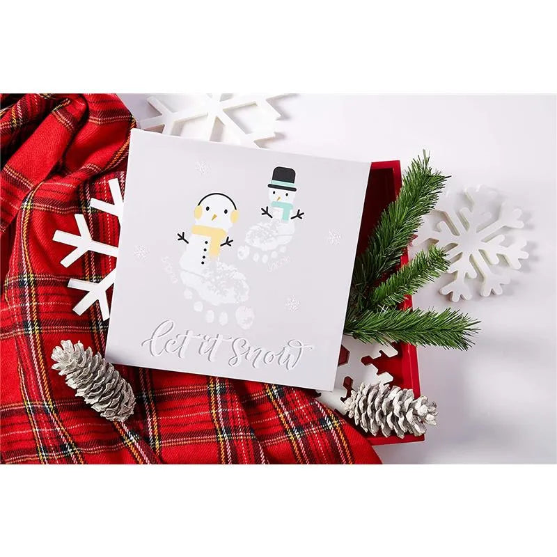 Kate & Milo Snowman Sibling Print Canvas And Paint Kit Image 5