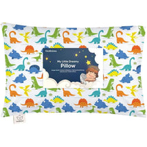 Keababies - 13X18 Toddler Pillow With Pillowcase, Happy Dino Image 1