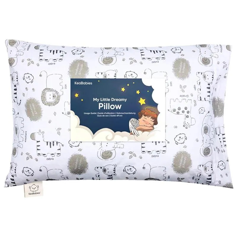 Keababies - 13X18 Toddler Pillow With Pillowcase, Keasafari Image 1