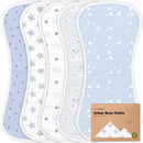 Keababies - 5-Pack Urban Burp Cloths, Constellation Image 1