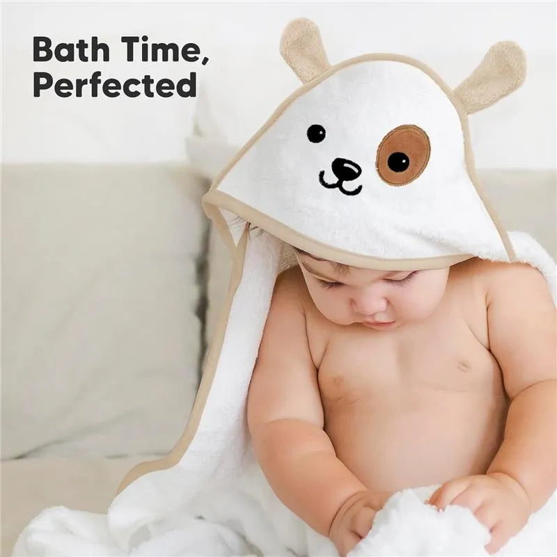 Keababies - Cuddle Baby Hooded Towel, Dog Image 4