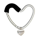 Kidco - BUGGY HEART HOOK by BUGGYGEAR, Black Foam/Silver Aluminum Image 1