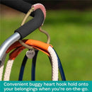 Kidco - BUGGY HEART HOOK by BUGGYGEAR, Rose Gold/Pink Leather Image 5