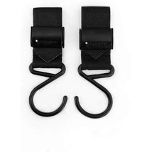 Kidco - Buggygear Premium Anti-Slip Boutique Buggy Hooks, Matte Black, Set of 2 Image 1