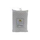 Kidicomfort Cotton Fitted Sheet, Dotted Grey Image 1