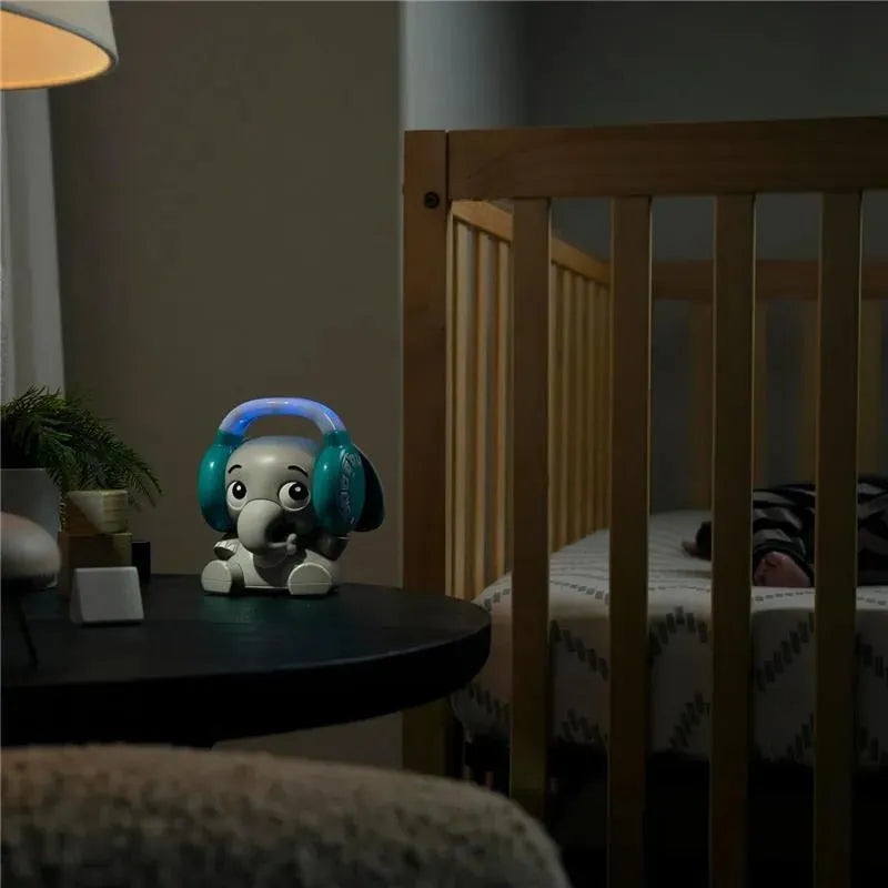 Kids II - Baby Einstein Earl The Elephant Bluetooth Soother Sound Machine, Stream Music Night Light Image 4