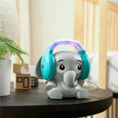 Kids II - Baby Einstein Earl The Elephant Bluetooth Soother Sound Machine, Stream Music Night Light Image 9