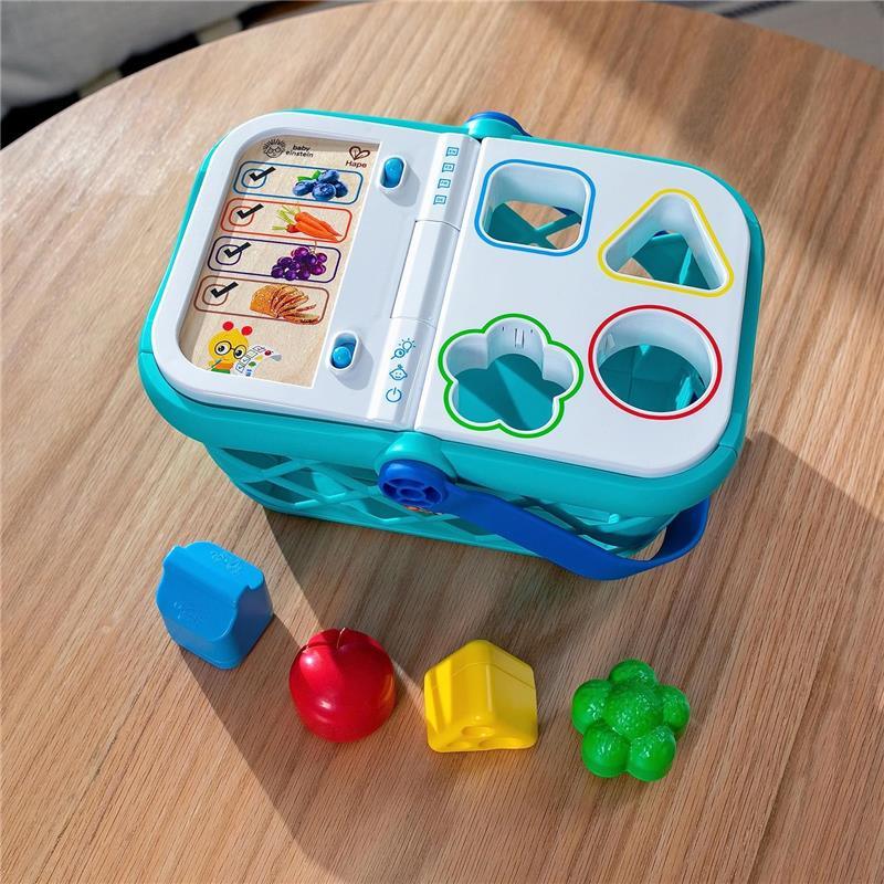 Kids II - Be + Hape Magic Touch Shopping Basket Pretend to Shop Toy
