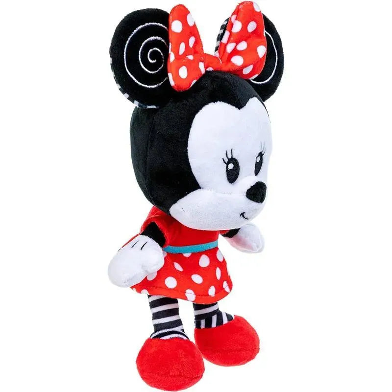 Kids Preferred - Disney Baby Minnie Black and White High Contrast Crinkle Plush Image 5