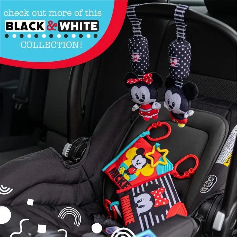 Kids Preferred - Disney Baby Minnie Black and White High Contrast Crinkle Plush Image 8