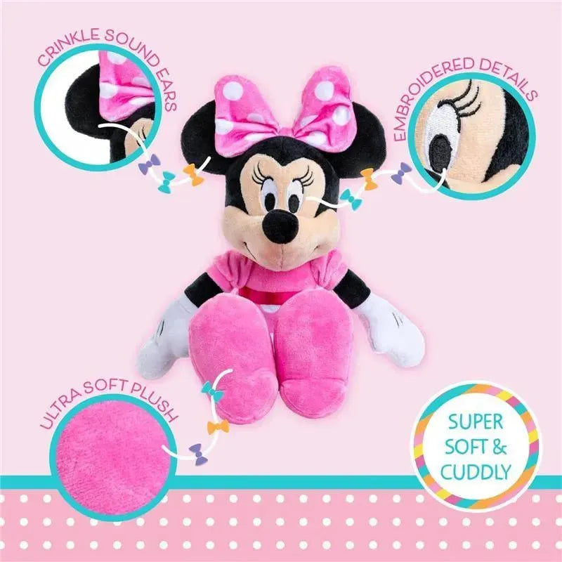 Kids Preferred - Disney Minnie Mouse Pink Dress 15.5 Plush with Hangtag Image 3