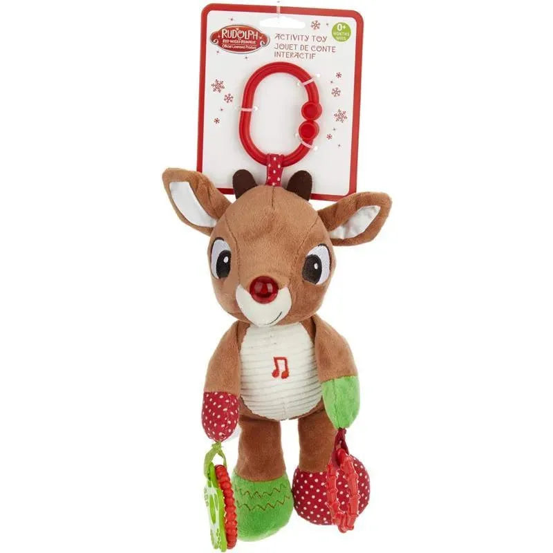 Kids Preferred - Rudolph The Red-Nosed Reindeer On The Go Teether Developmental Activity Toy, 12 inches Image 3