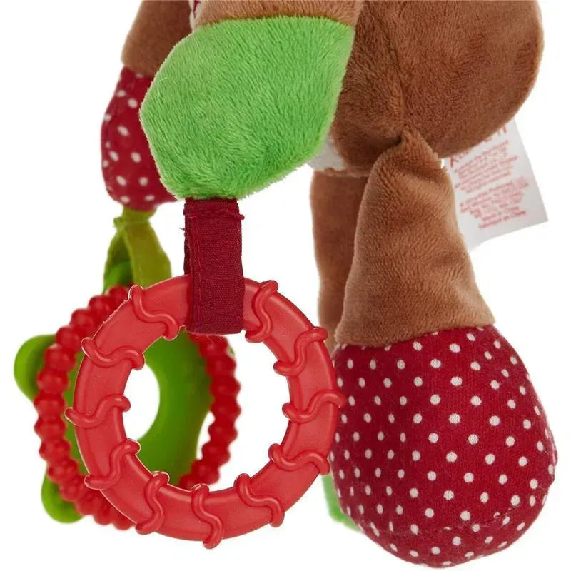 Kids Preferred - Rudolph The Red-Nosed Reindeer On The Go Teether Developmental Activity Toy, 12 inches Image 4