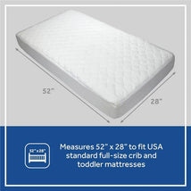 Kolcraft - Sealy Stain Protection Crib Mattress Pad Image 2