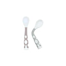 Kushies - 2Pk Silibend Spoon, Sand/Pink Image 1