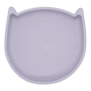 Kushies Baby - SILLYKITTY Unbreakable Fun Baby and Toddler Silicone Plate with Suction, Violet Image 1