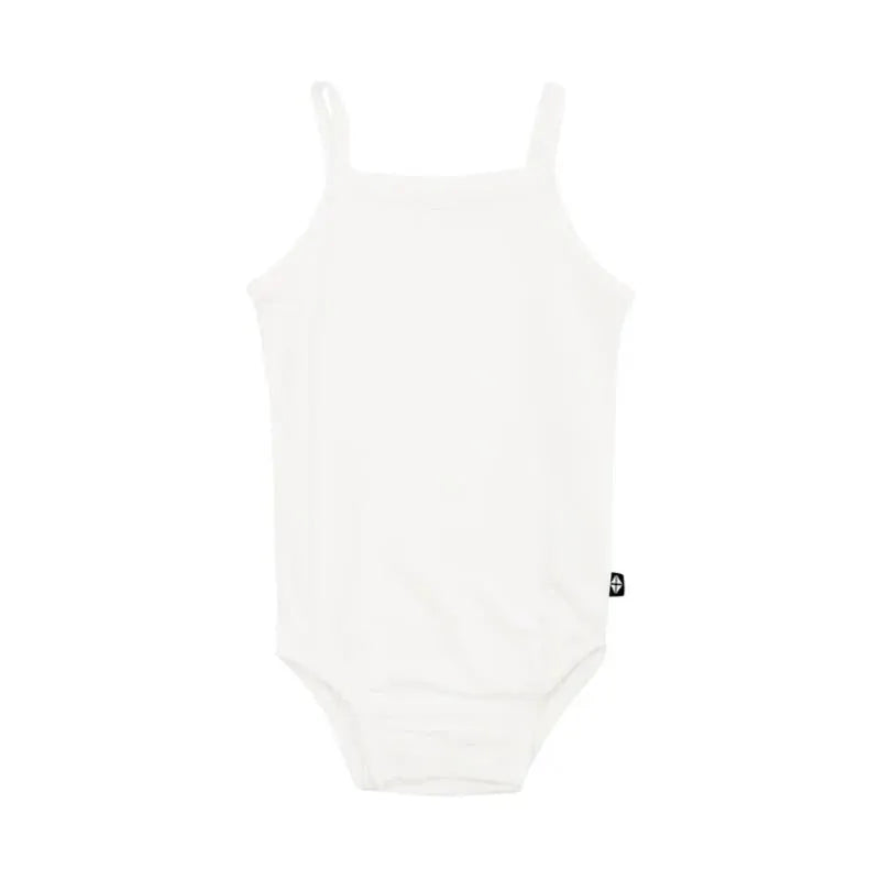 Kyte Baby - Baby Spaghetti Strap Body Leotard In Cloud Image 2