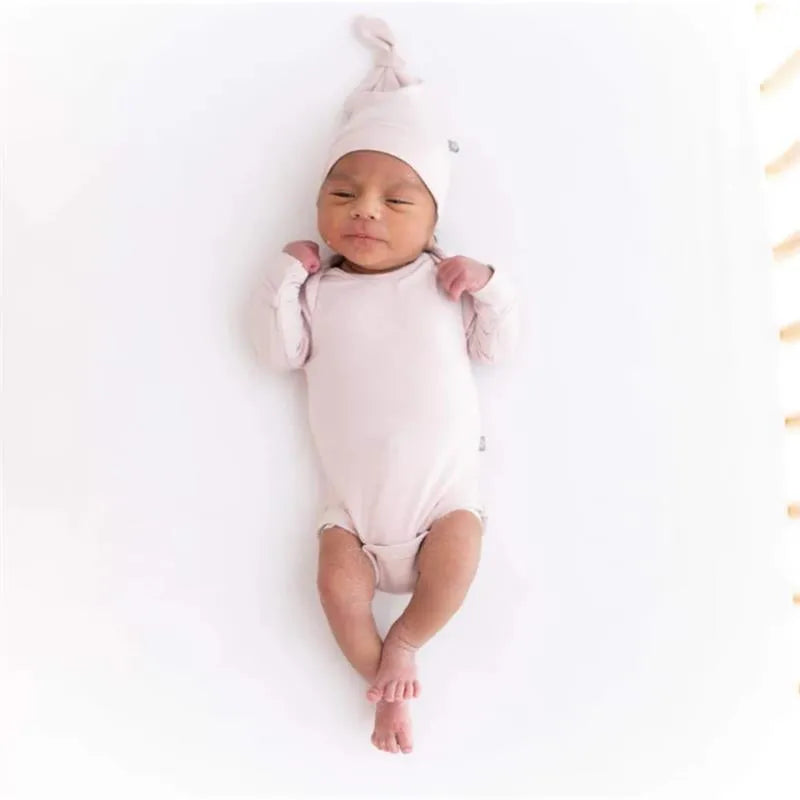 Kyte Baby - Bamboo Baby Knotted Cap In Blush Image 1