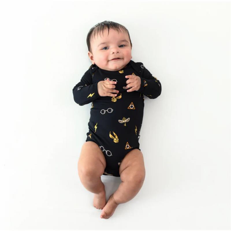 Kyte Baby - Long Sleeve Bodysuit Harry Potter Midnight Icon Image 1