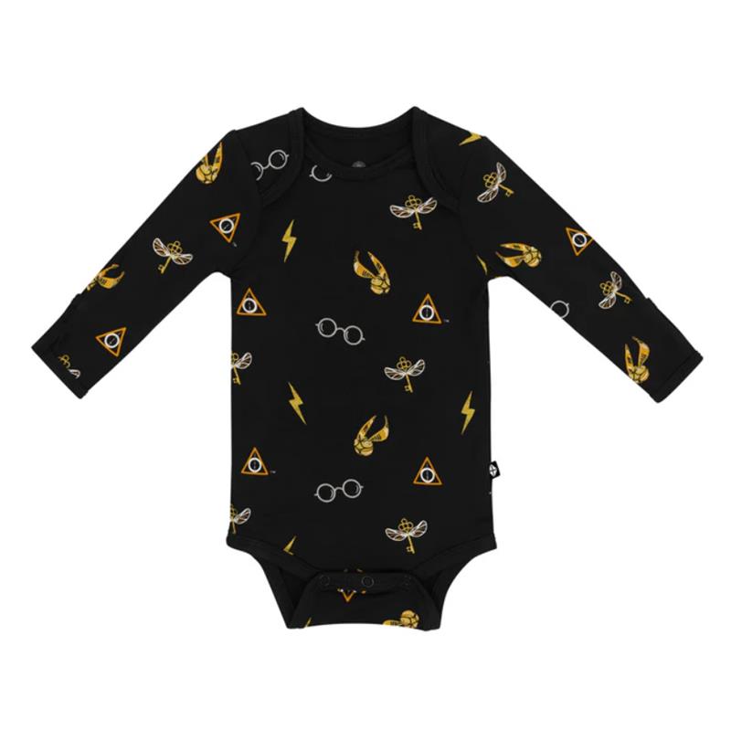 Kyte Baby - Long Sleeve Bodysuit Harry Potter Midnight Icon Image 2