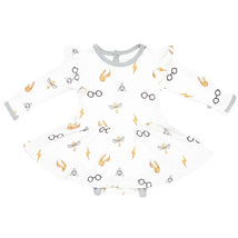 Kyte Baby - Long Sleeve Twirl Bodysuit Dress In Icon Image 1
