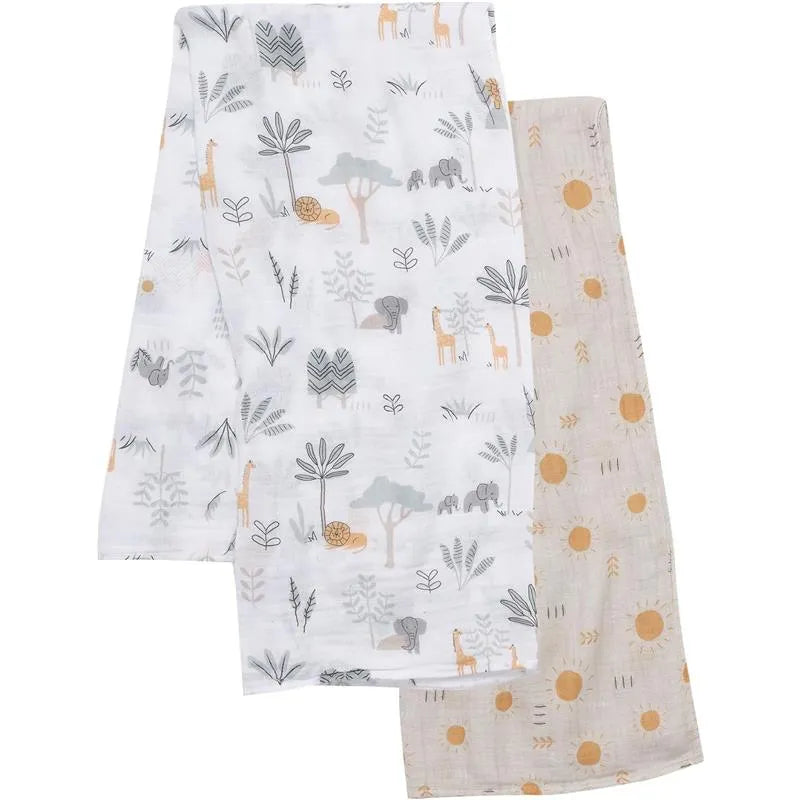 Lambs & Ivy - 2 Pk. Swaddle Blankets Image 1