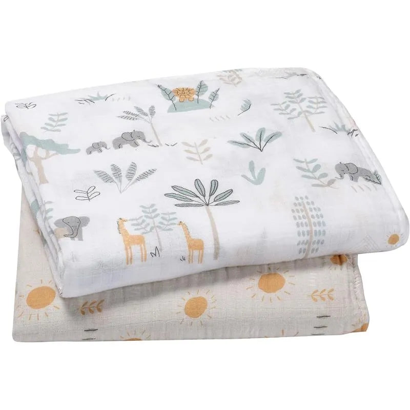 Lambs & Ivy - 2 Pk. Swaddle Blankets Image 5