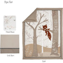 Lambs & Ivy - 3-Piece Bedding Set, Treetop Fox Woodland Tree Image 4