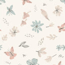 Lambs & Ivy - Baby Blooms Watercolor Floral/Butterfly Cotton Fitted Crib Sheet  Image 2