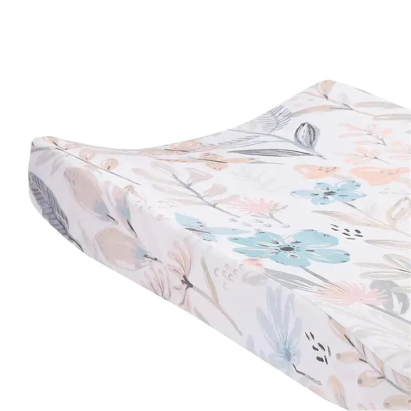 Lambs & Ivy - Baby Blooms Watercolor Floral/Butterfly Soft Changing Pad Cover  Image 4