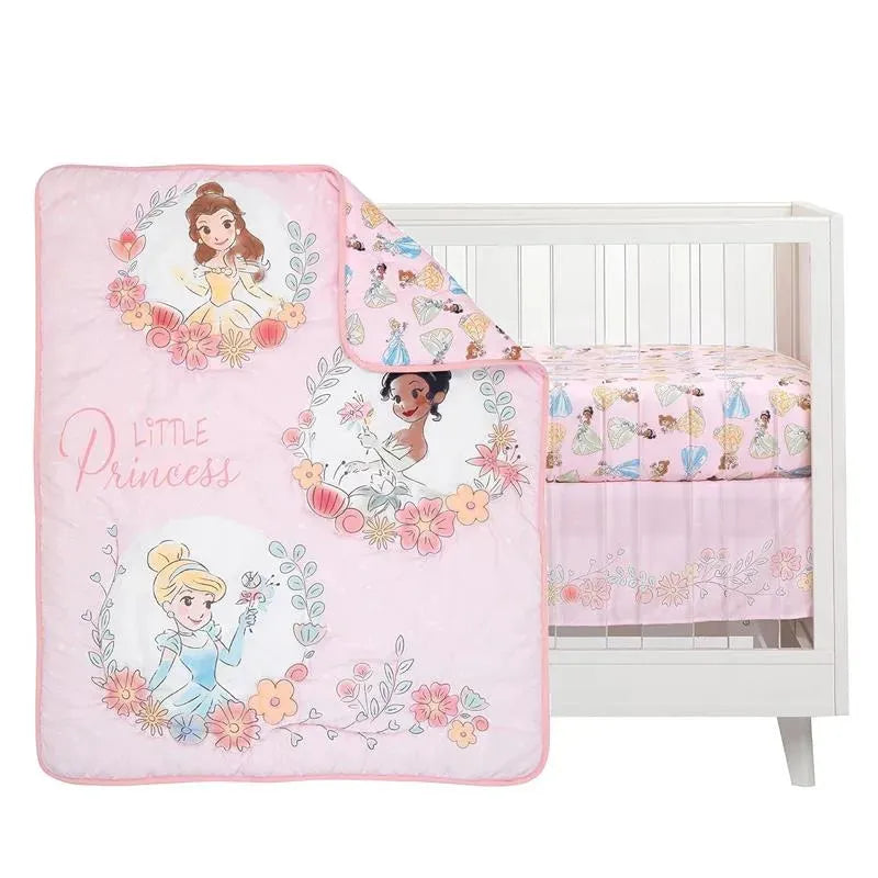 Lambs & Ivy - 3Pk Disney Princesses Nursery Baby Crib Bedding Set Image 8