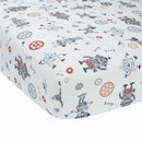 Lambs & Ivy Robbie Robot 3-Piece Baby Crib Bedding Set Image 4