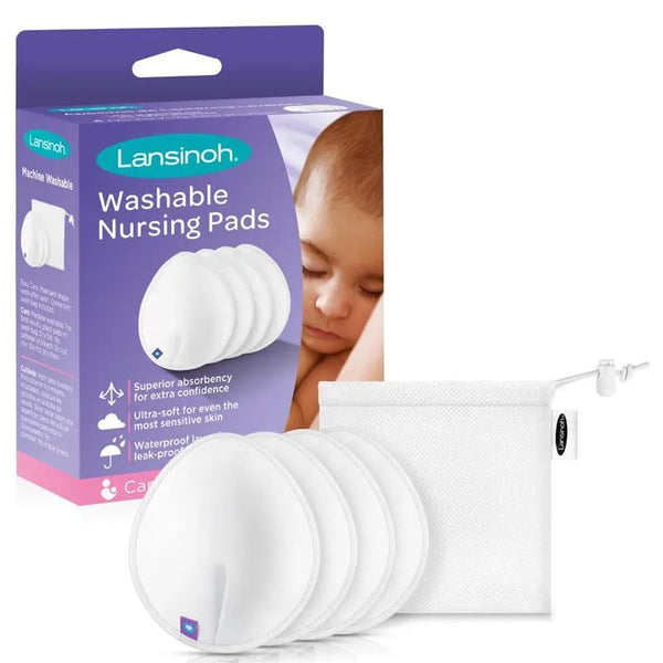 KUSHIES Washable Nursing Pads 6 Per Pack