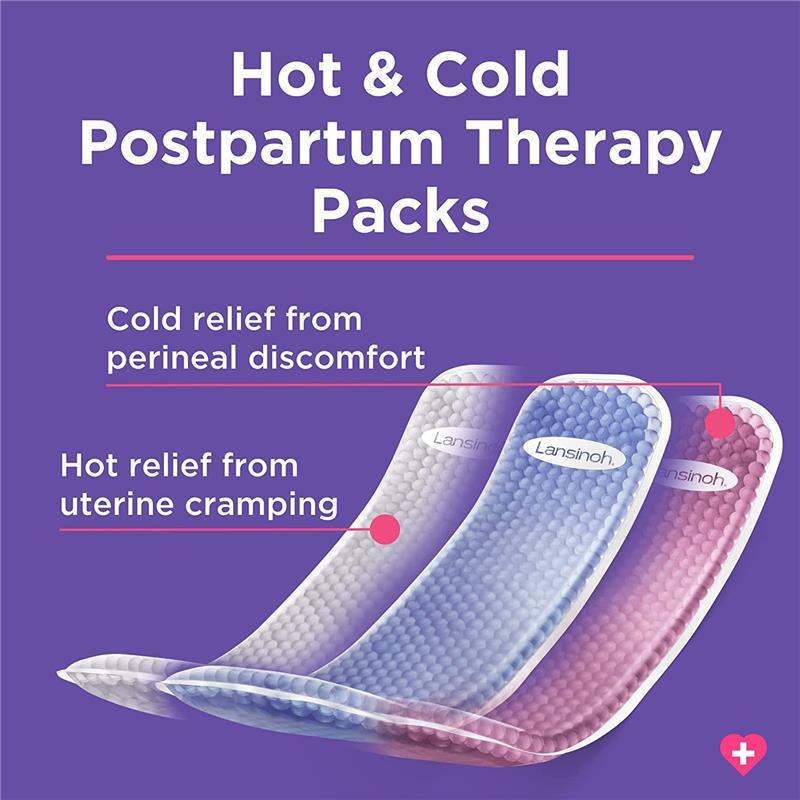 Lansinoh Hot and Cold Pads For Postpartum Essentials Therapy Pack 2 Count