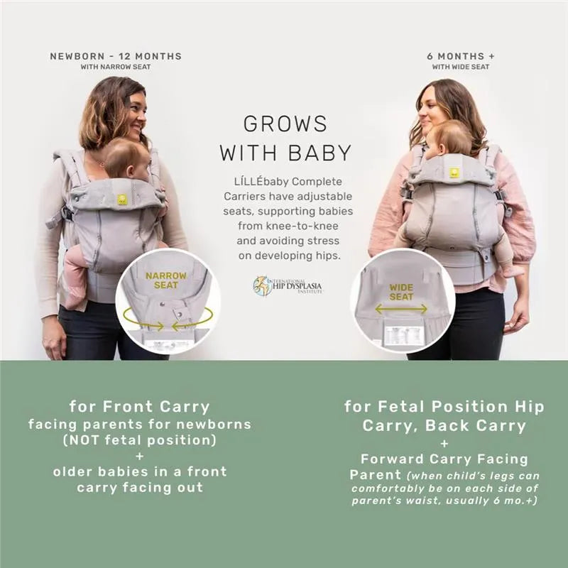 Líllé Baby - Complete All Seasons Carrier, Pebble Grey Image 8