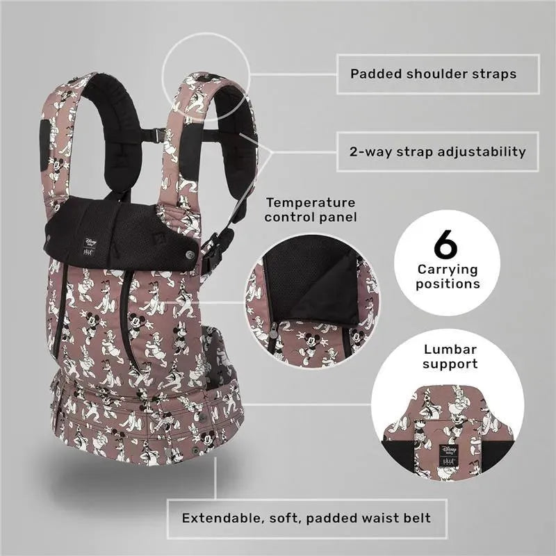 Lille Baby Complete All Seasons Ergonomic 6 in 1 Baby Carrier Disney s Mickey Friend s Jamboree