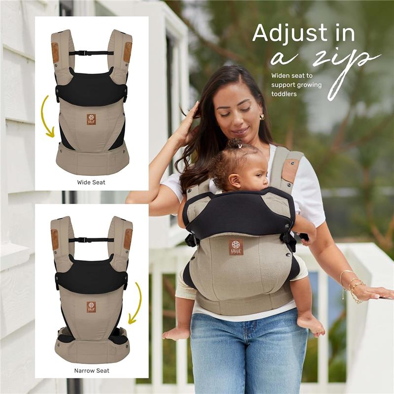 Líllébaby - Elevate 6-In-1 Linen Blend Baby Carrier, Warm Sand Image 5