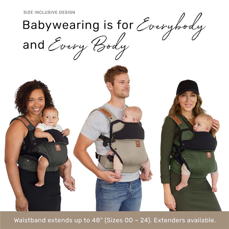 Líllébaby - Elevate 6-In-1 Linen Blend Baby Carrier, Warm Sand Image 6