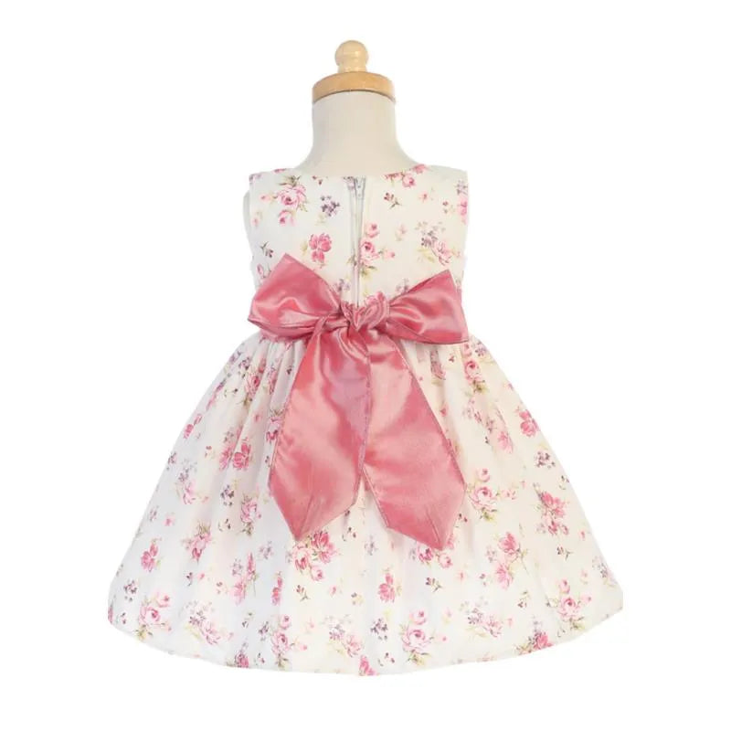 Lito - Baby Girl Cotton Floral Print Dress  Image 2