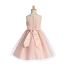 Lito - Baby Girl Lace And Tulle Dess, Light Pink Image 2