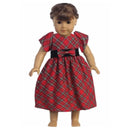 Lito - Plaid Red And, Green, Black Christmas Doll Dress  Image 1