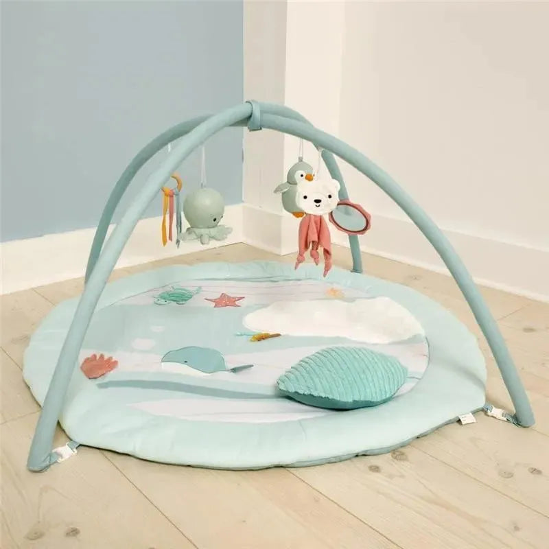 Little Big Friends - Large Round Playmat with Arch, Multisensory Activity Toy, Ocean Image 2